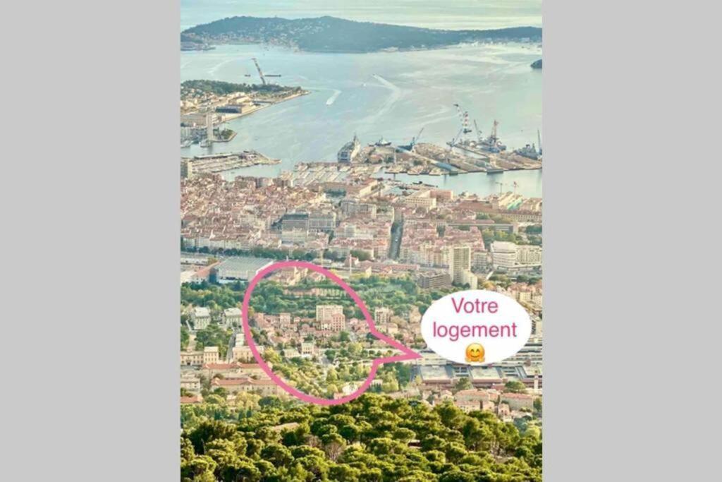 Balcon Du Faron- Proche Gare & Centre Ville - Clim Toulon Buitenkant foto